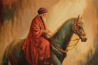 S. A. Noory, 24 x 36 Inch, Acrylic on Canvas, Figurative Painting, AC-SAN-243